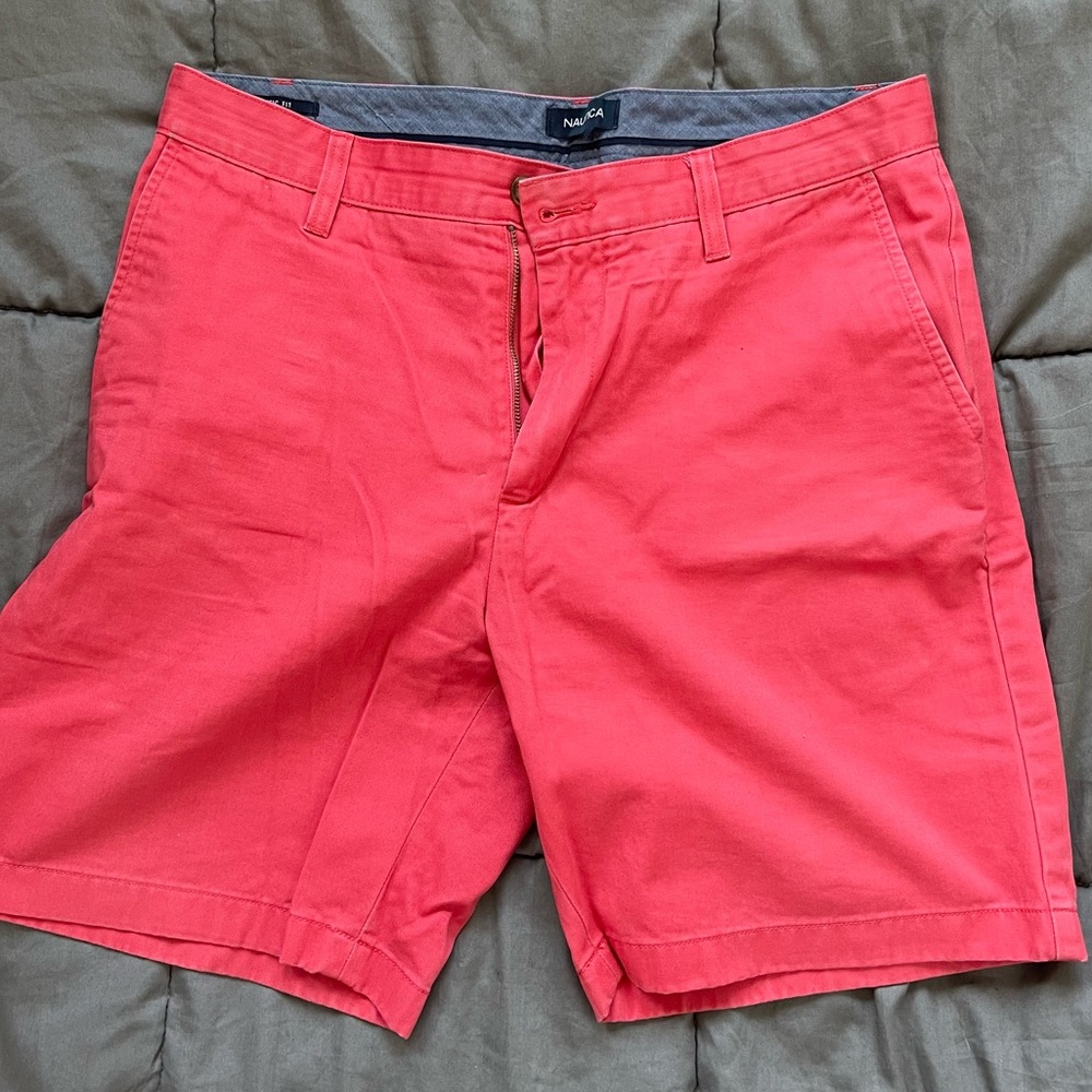 Mens Salmon Nautica Shorts